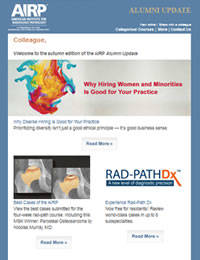 AIRP Fall 2015 Alumni Email Snapshot