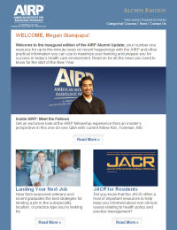 AIRP Alumni Update Newsletter